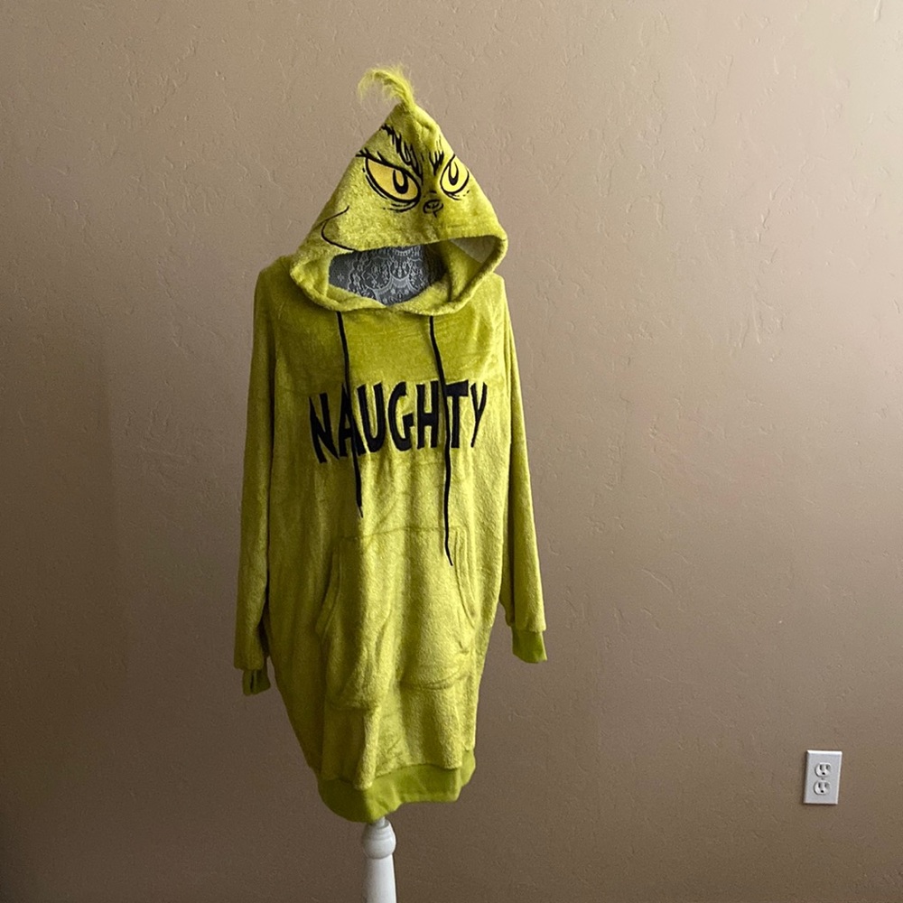 The Grinch Hoodie Sleep Dress